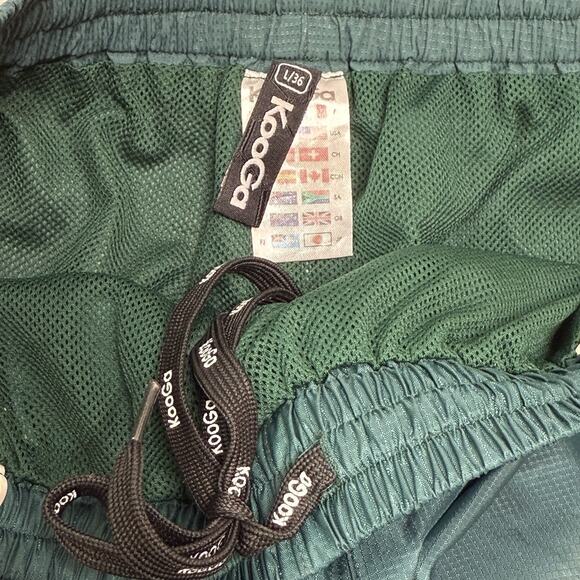 KooGa Australia Wallabies Rugby Track Pants Mens Large Qantas Green/Yellow RARE! - Picture 8 of 15